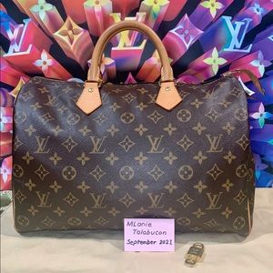 💯 Authentic Louis Vuitton Speedy 35 in Monogram